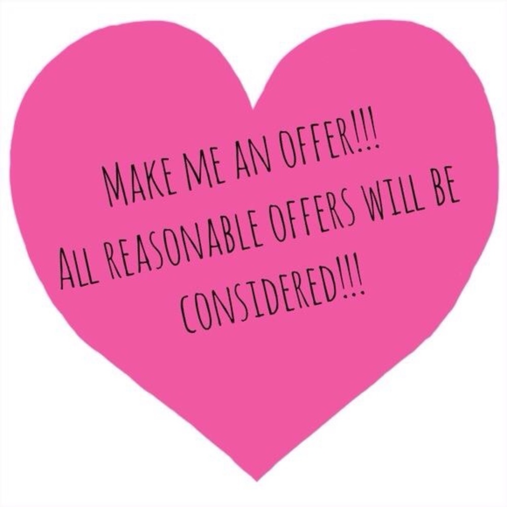 I 💗 REASONABLE OFFERS!!