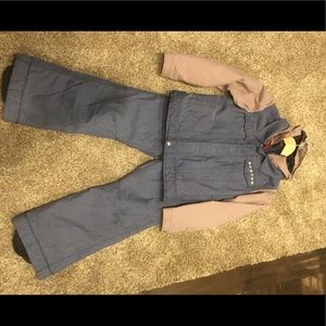 Boys burton dryride snowboard jacket and pants
