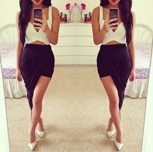 asymmetrical skirt
