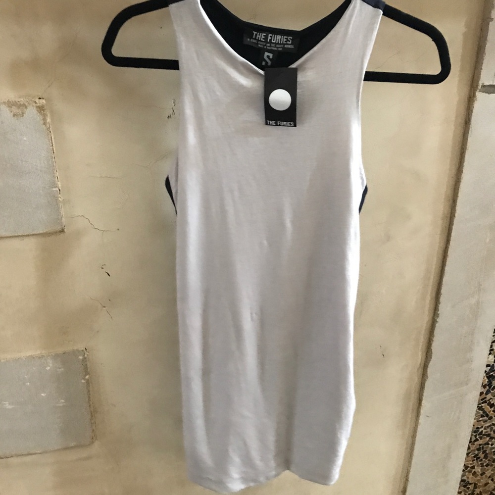 The Furies White/Black Dress