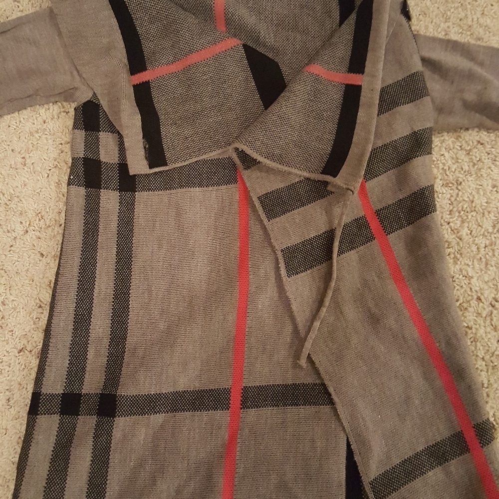 Plaid sweater
