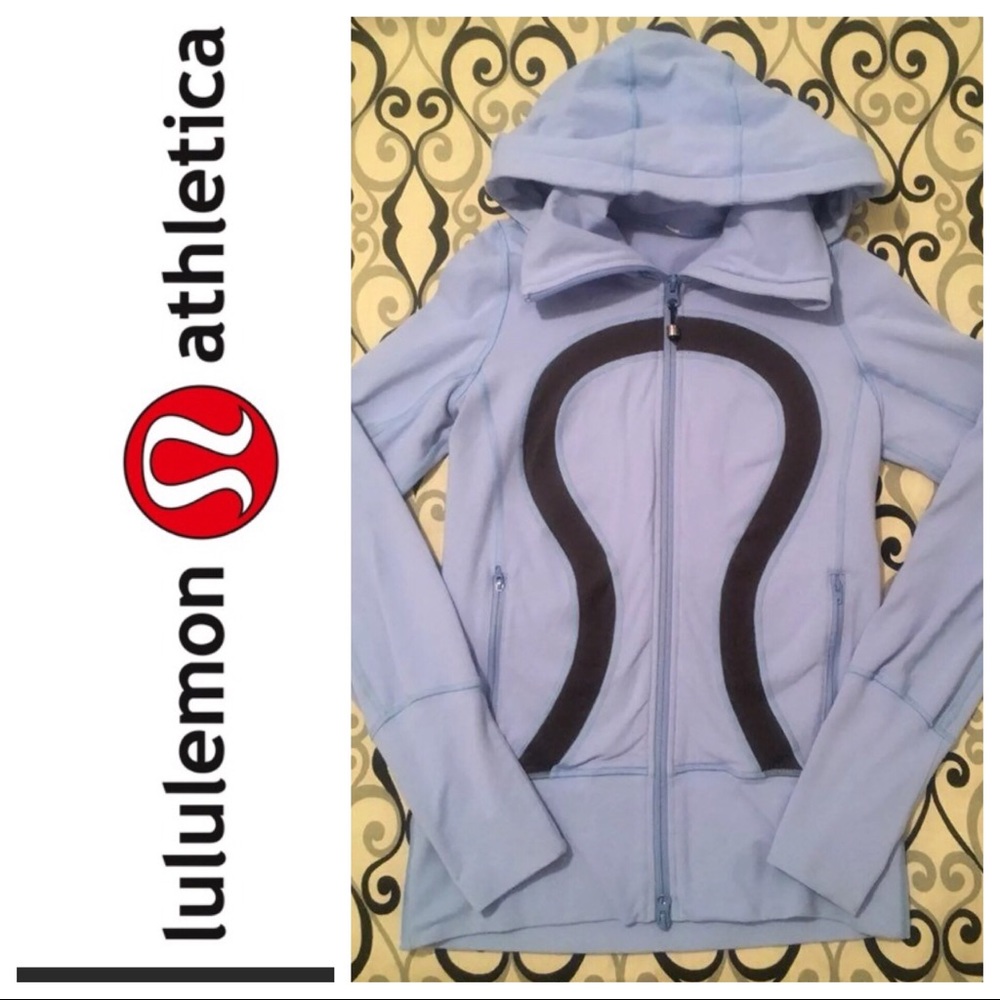 Lululemon Blue zip up jacket Sz 4