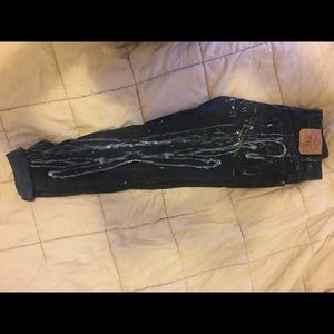 Re worked Levi bootcut jeans size 34 -