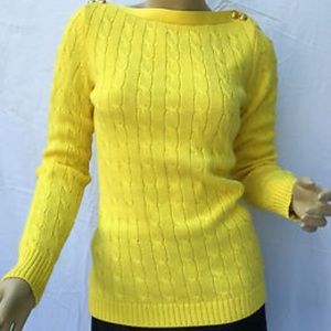 Ralph Lauren cable knit sweater NEW with tags.
