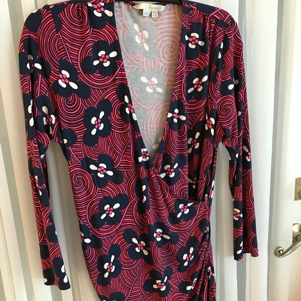 Boden wrap tee. Size 12
