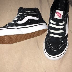 Vans hightop size 9 for kids mint condition