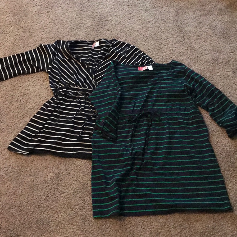 Two Casual Empire Waisted Maternity Tops