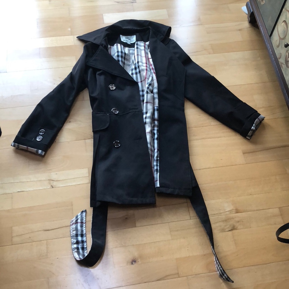 Faux Burberry Trench Coat ! Brand New!