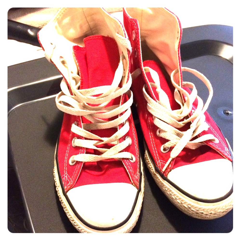 Red converse