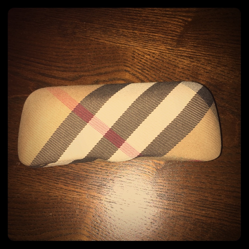 Burberry glasses case