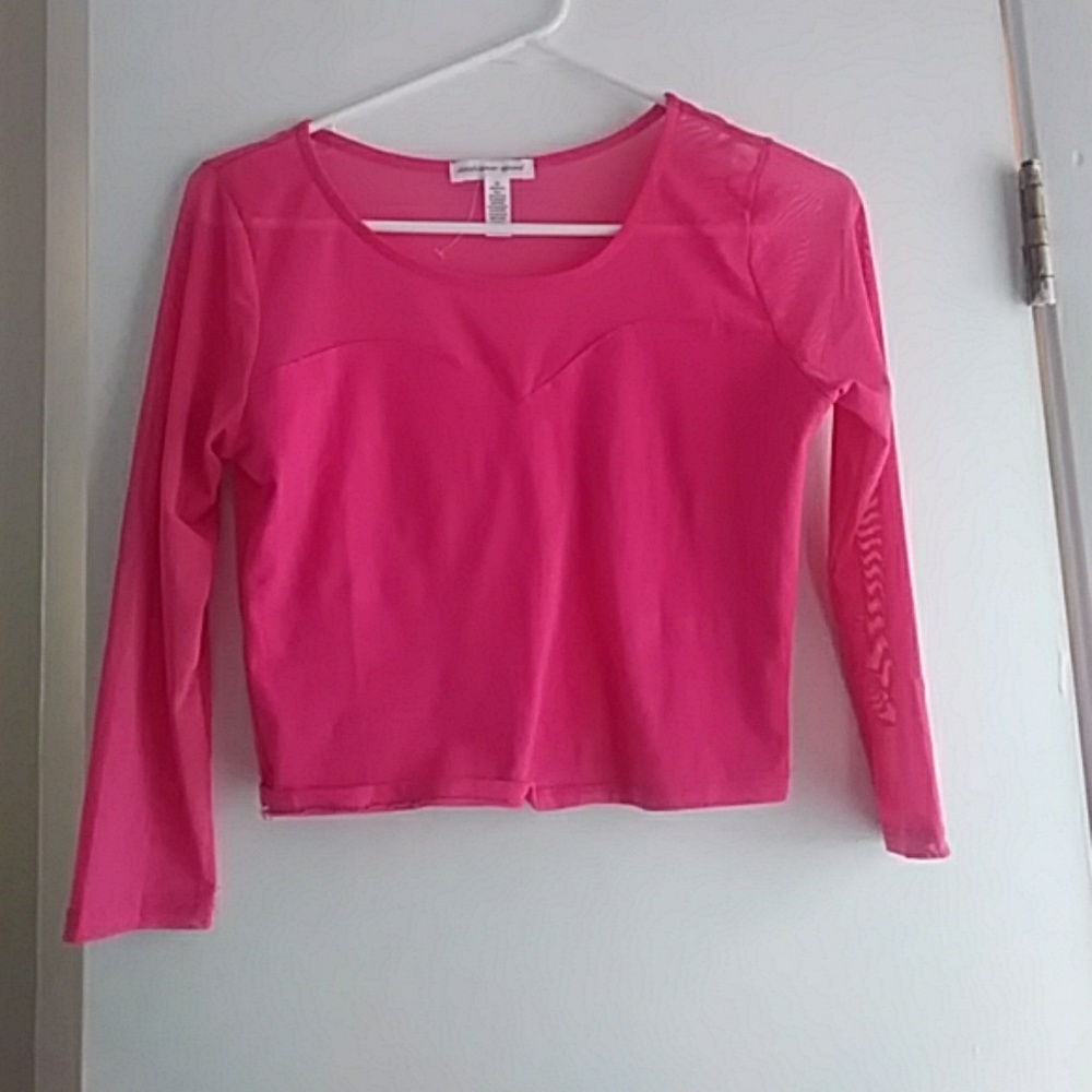 Long sleeve crop top