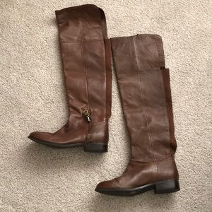 Chinese Laundry over the knee boots in brown