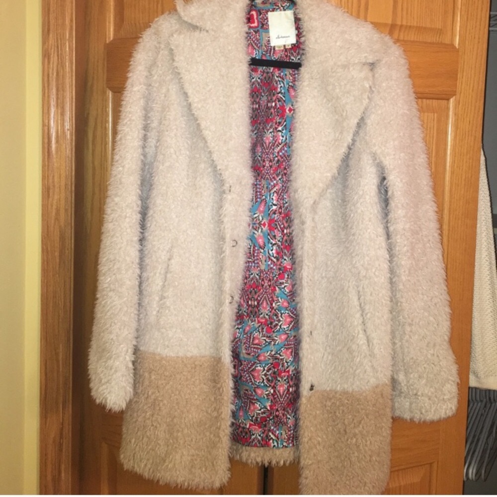Anthropologie. Teddy jacket.