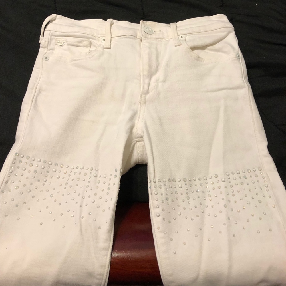 White true region pants
