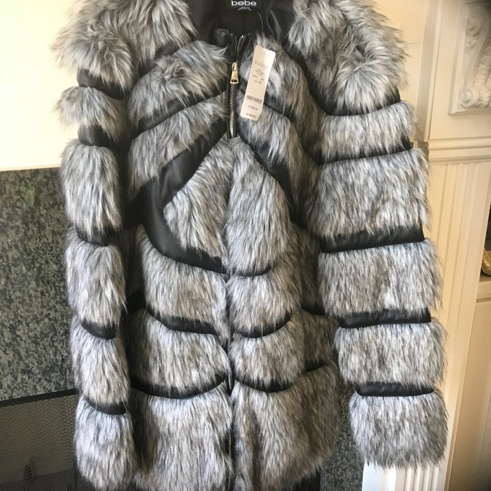 Faux fur Bebe coat