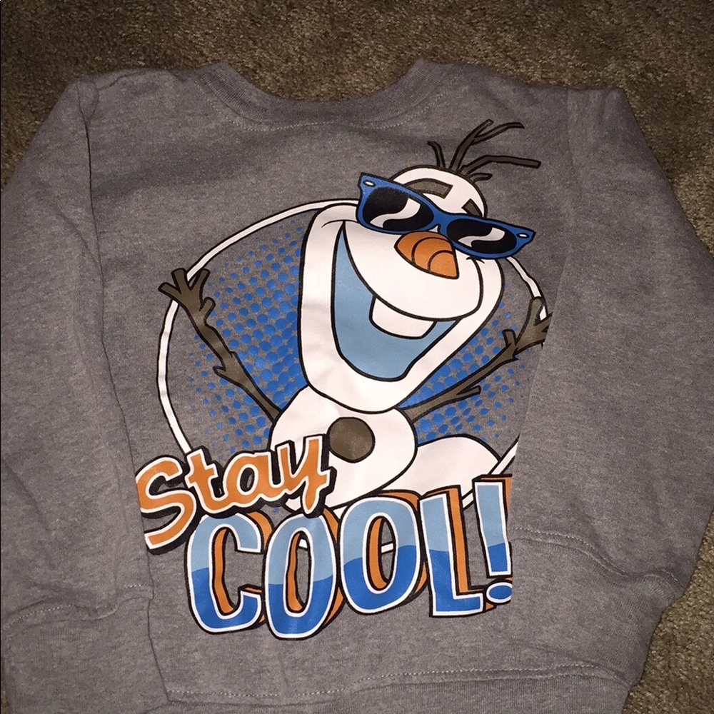 4T grey Olaf sweatshirt