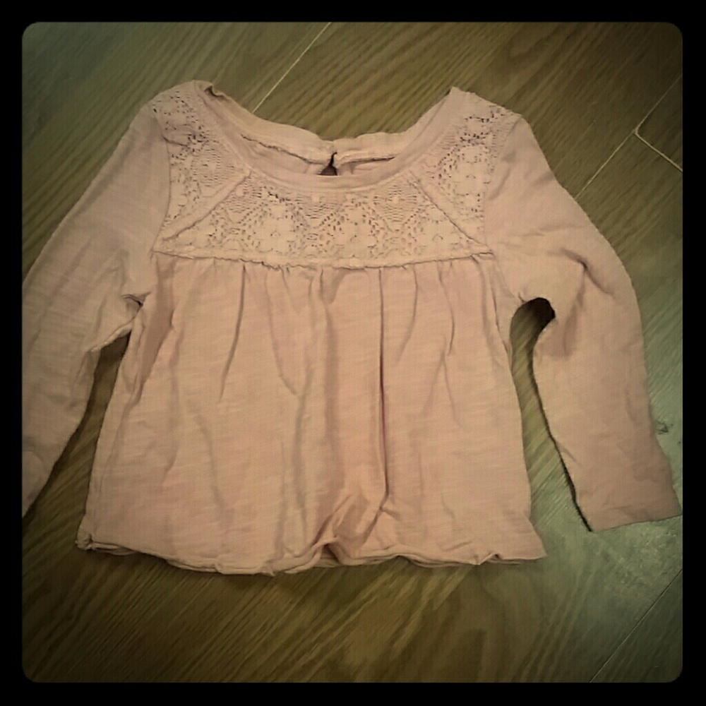 Mauve long sleeve top