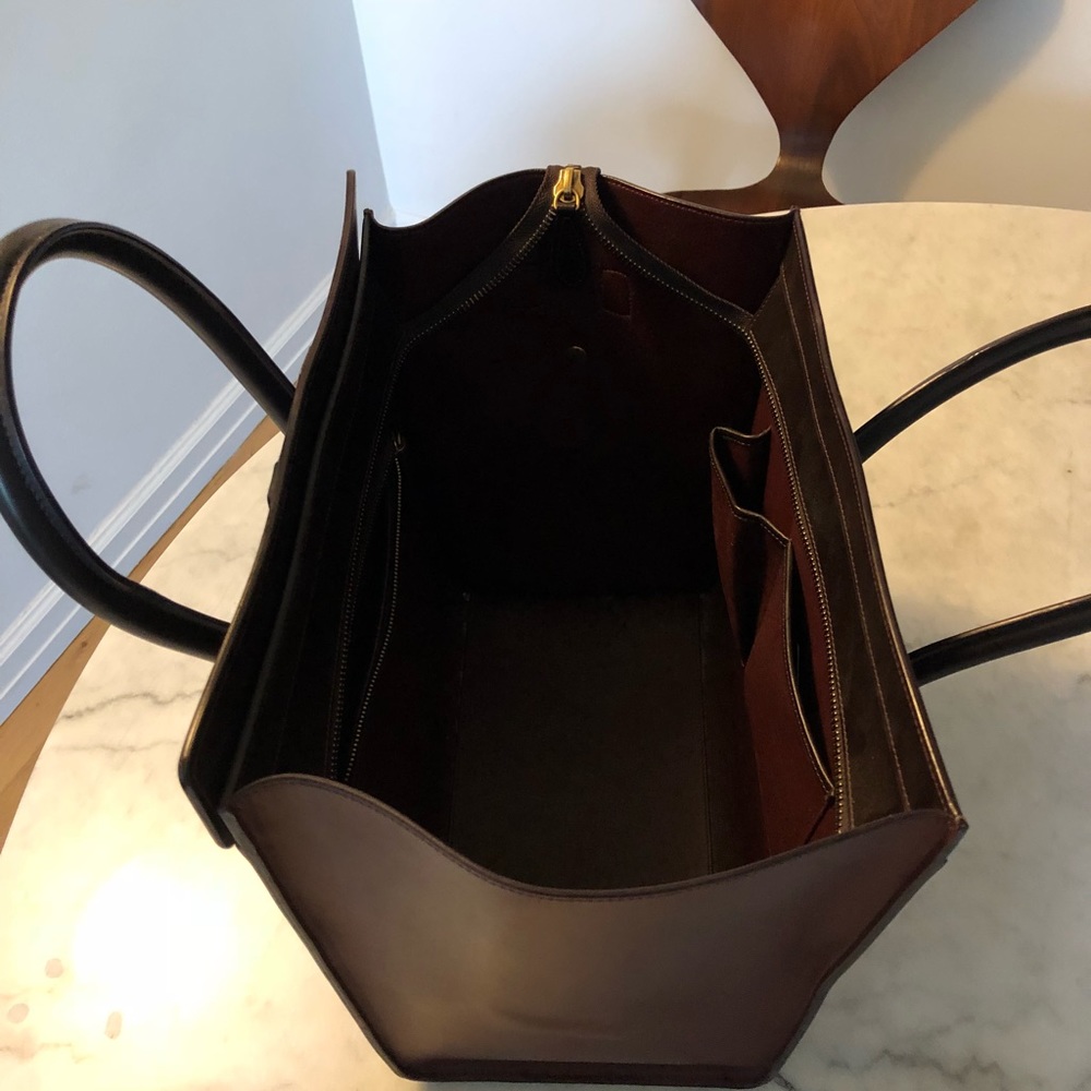 Celine luggage tote - burgundy and magenta - Picture 2 of 3