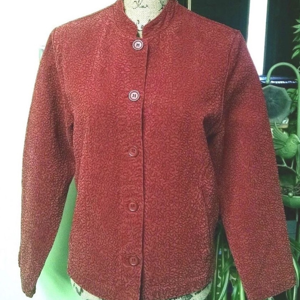 Action Wear Vintage SZ M Brocade Jacket