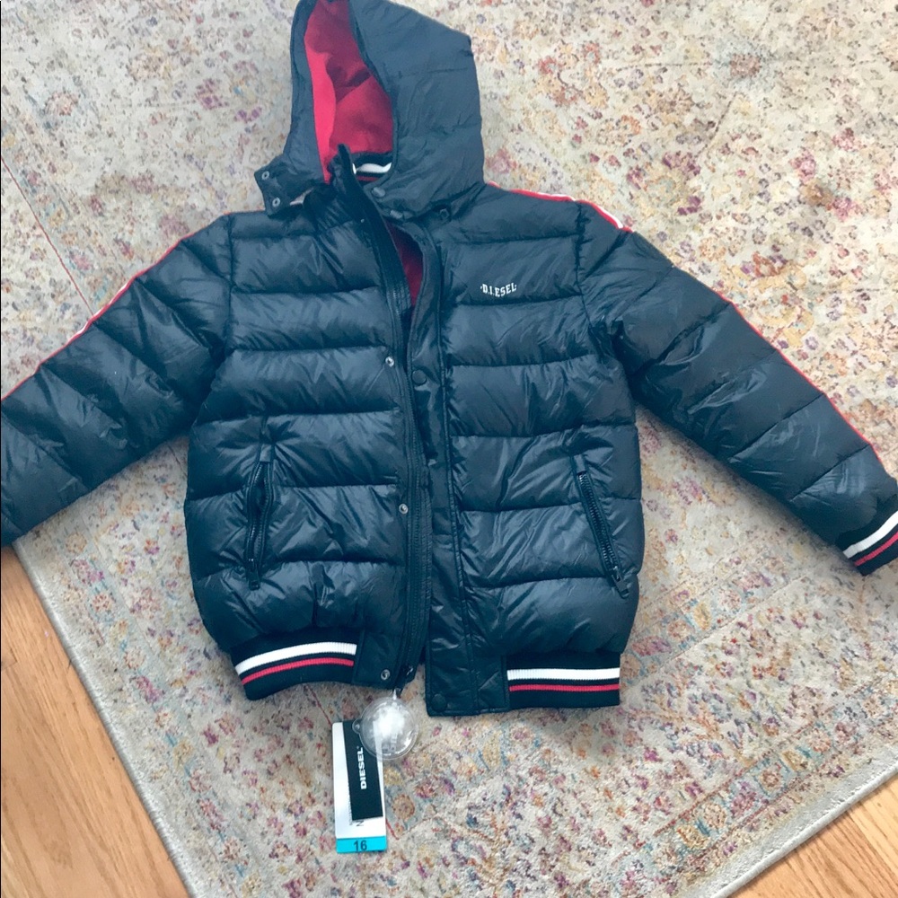 Kids 14-16 (small fit) Goose Down DIESEL jacket.