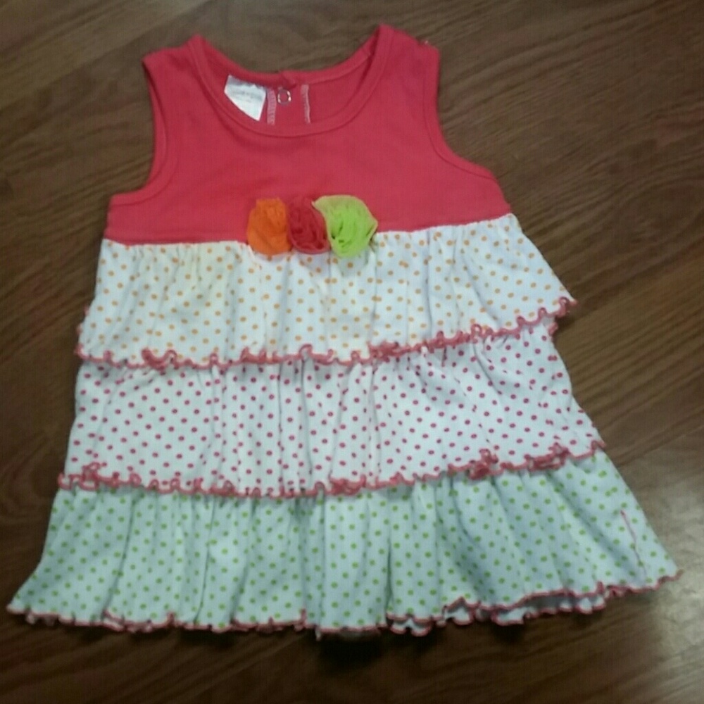 Multi color tank dress