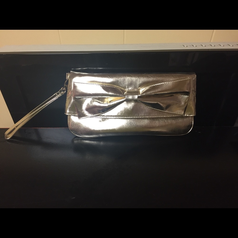 Gold metallic purse