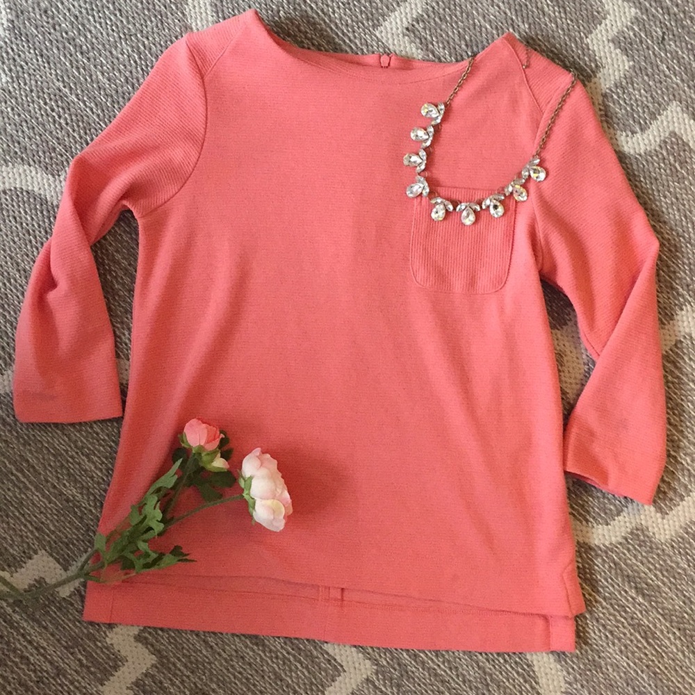 ELLE coral top