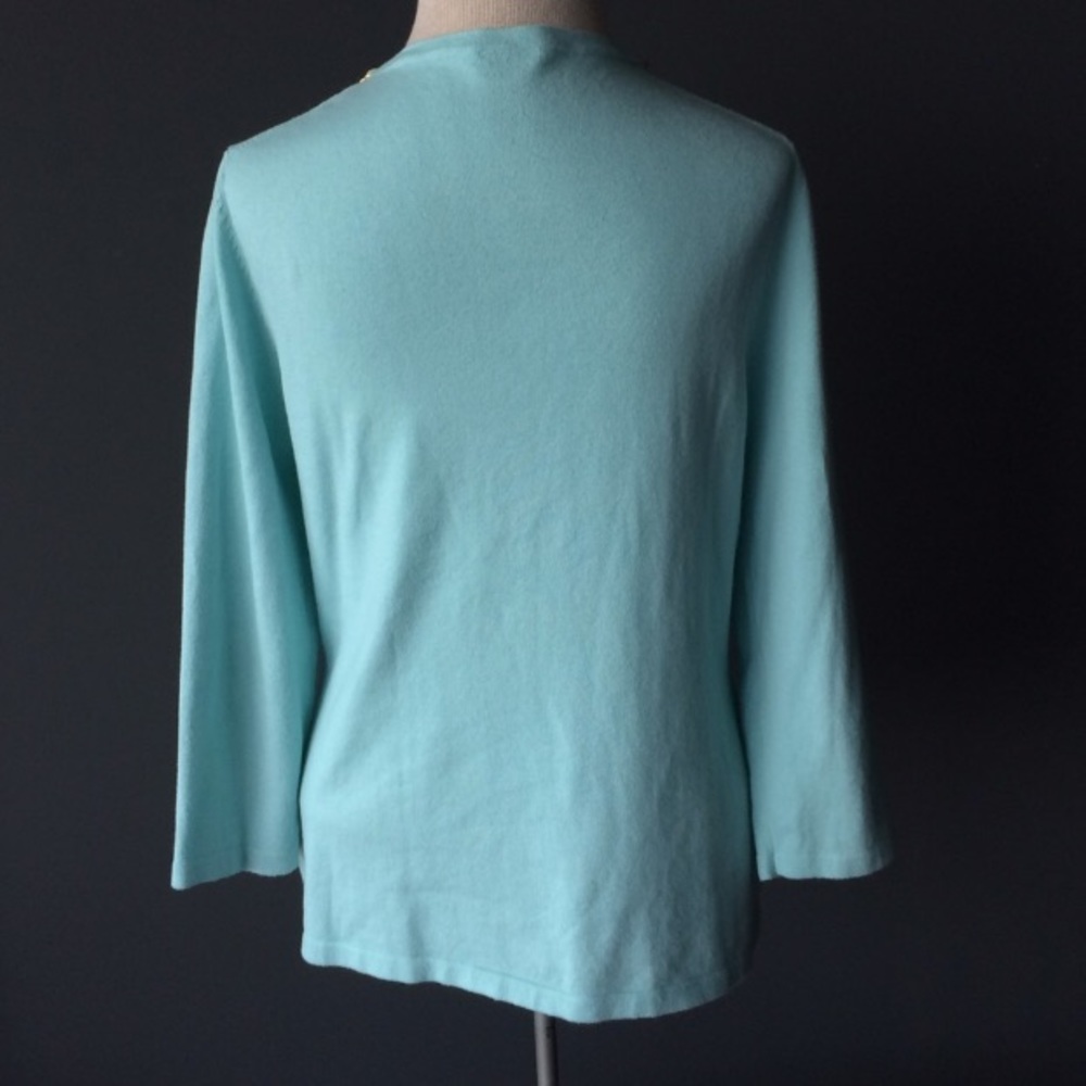 X J. McLaughlin gold chain sweaterknit top - Picture 4 of 6