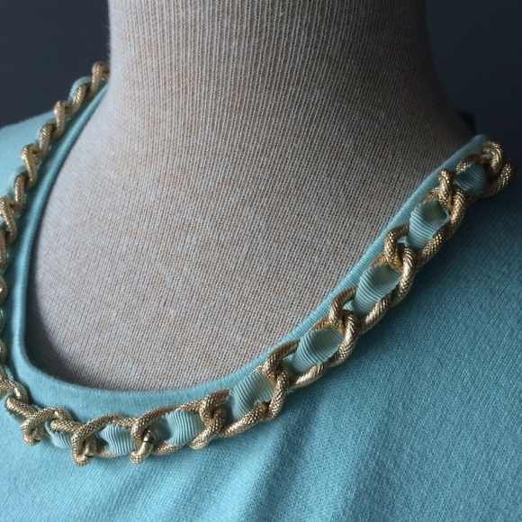 X J. McLaughlin gold chain sweaterknit top - Picture 3 of 6