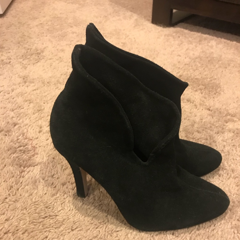 Black ankle booties