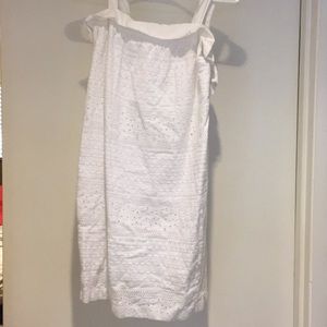 Lilly pulitzer eyelet Taryn bow dress 0