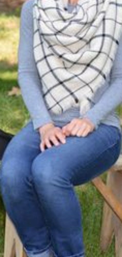 Beautiful Warm Plaid Scarf