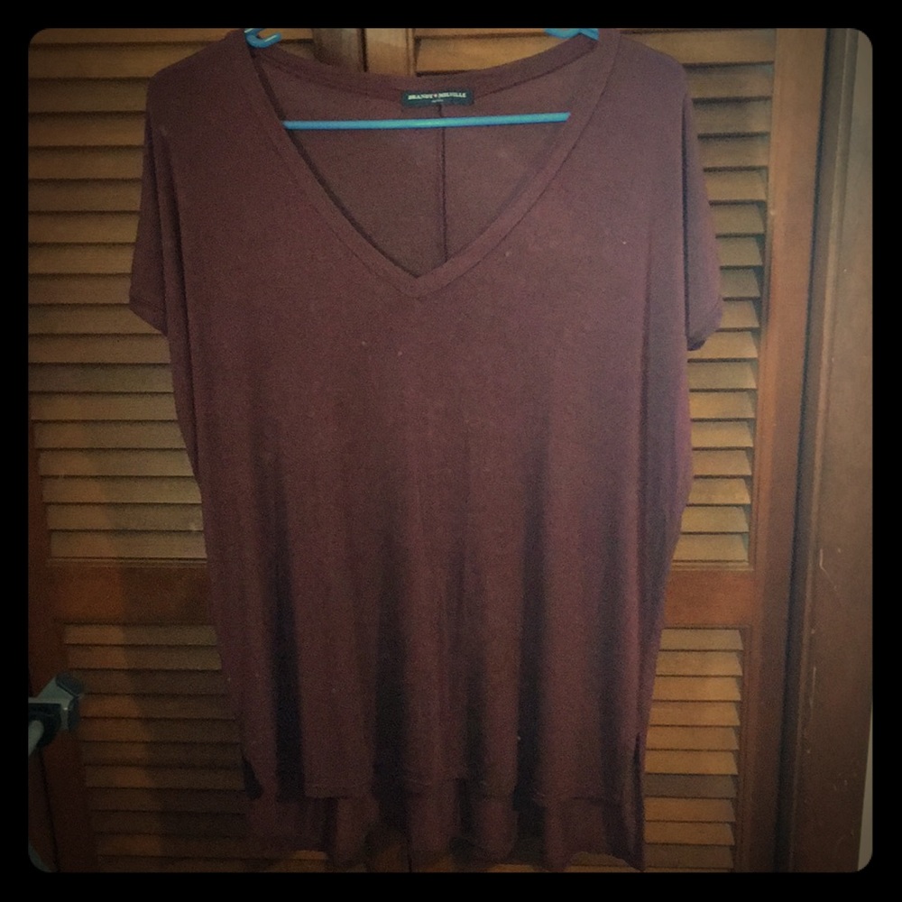 Maroon tee