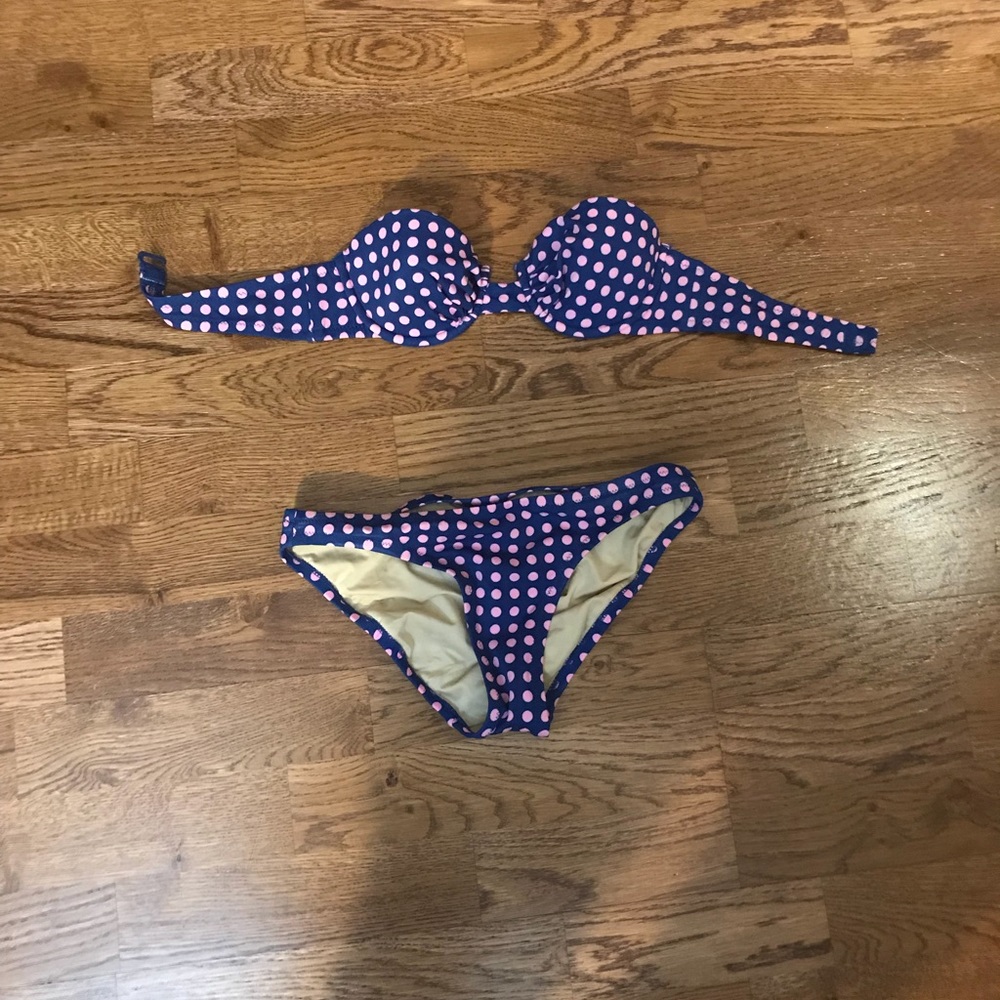 J. Crew Polka Dot Bikini