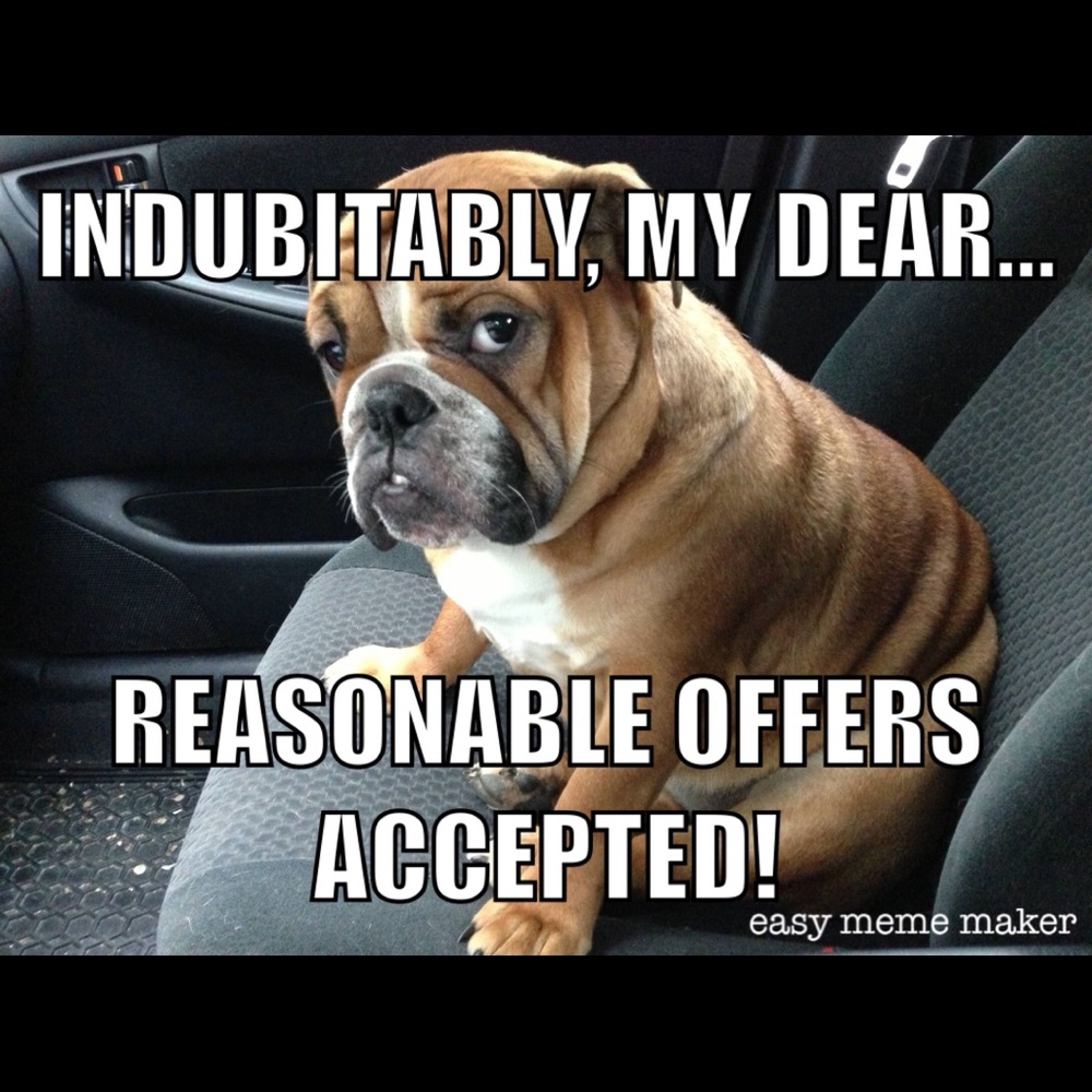 Reasonable offers accepted!