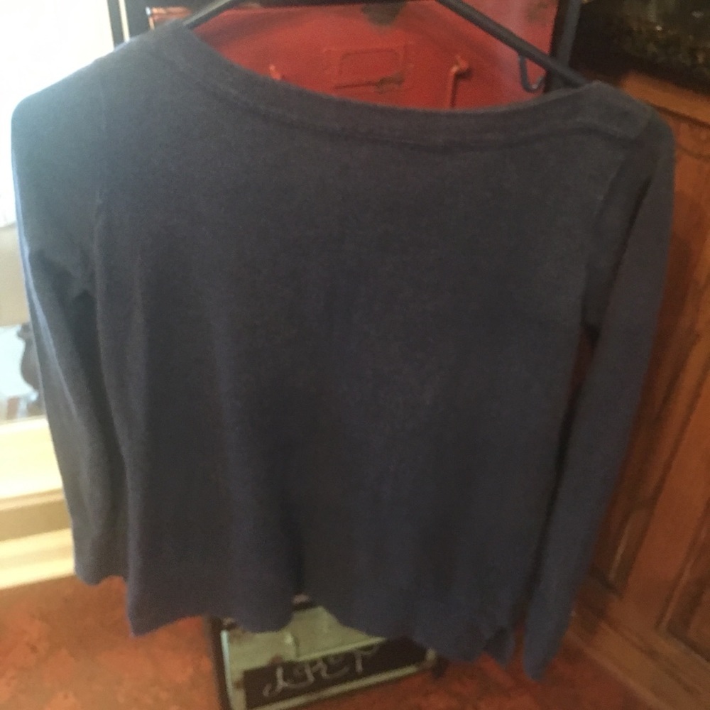 Tommy Hilfiger boat neck navy sweatshirt