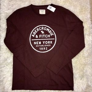 Nwt  Men’s Abercrombie & Fitch Long Sleeve tee