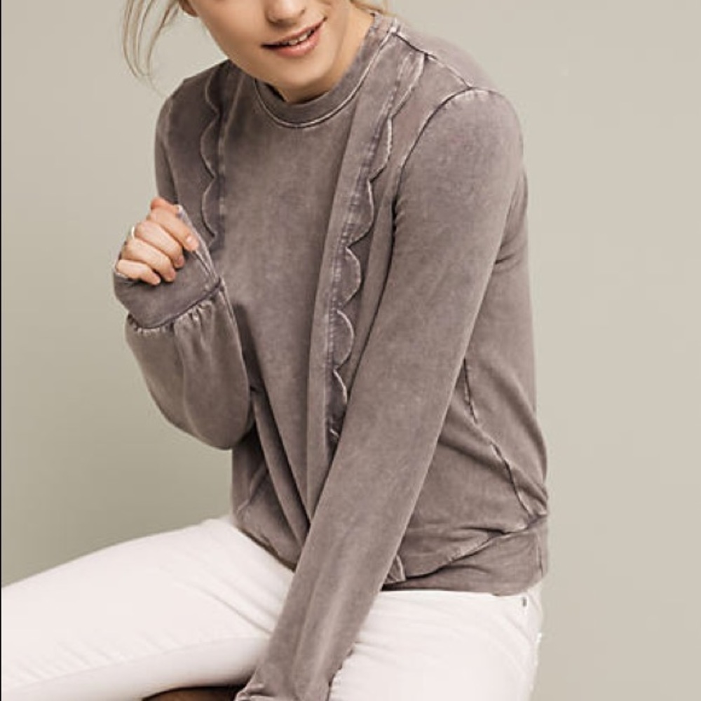 💥TODAY ONLY CLOSET CLEAROUT Ruffle Sweatshirt