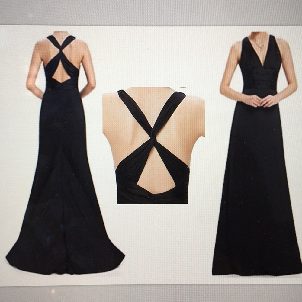 Pretty black formal dress, worn once, SZ 12 US