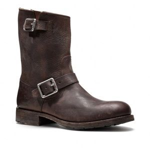 Frye Brown Engineer Boots size 8