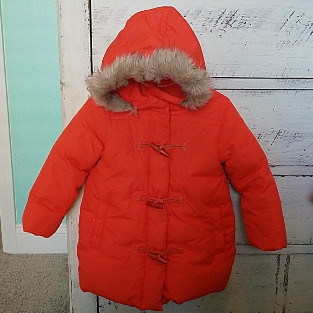 Amazing Girls Crewcuts Down Coat