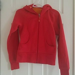 Lululemon red sweater jacket
