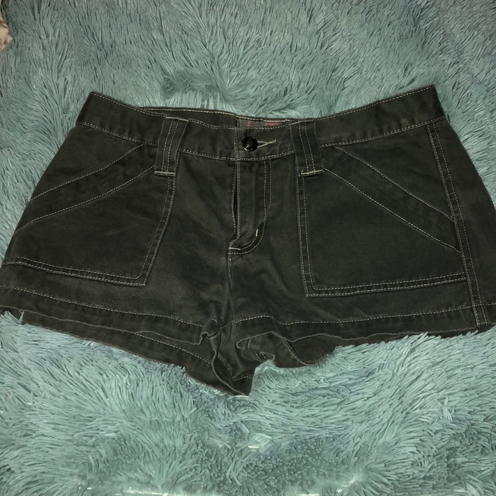 Green Roxy shorts