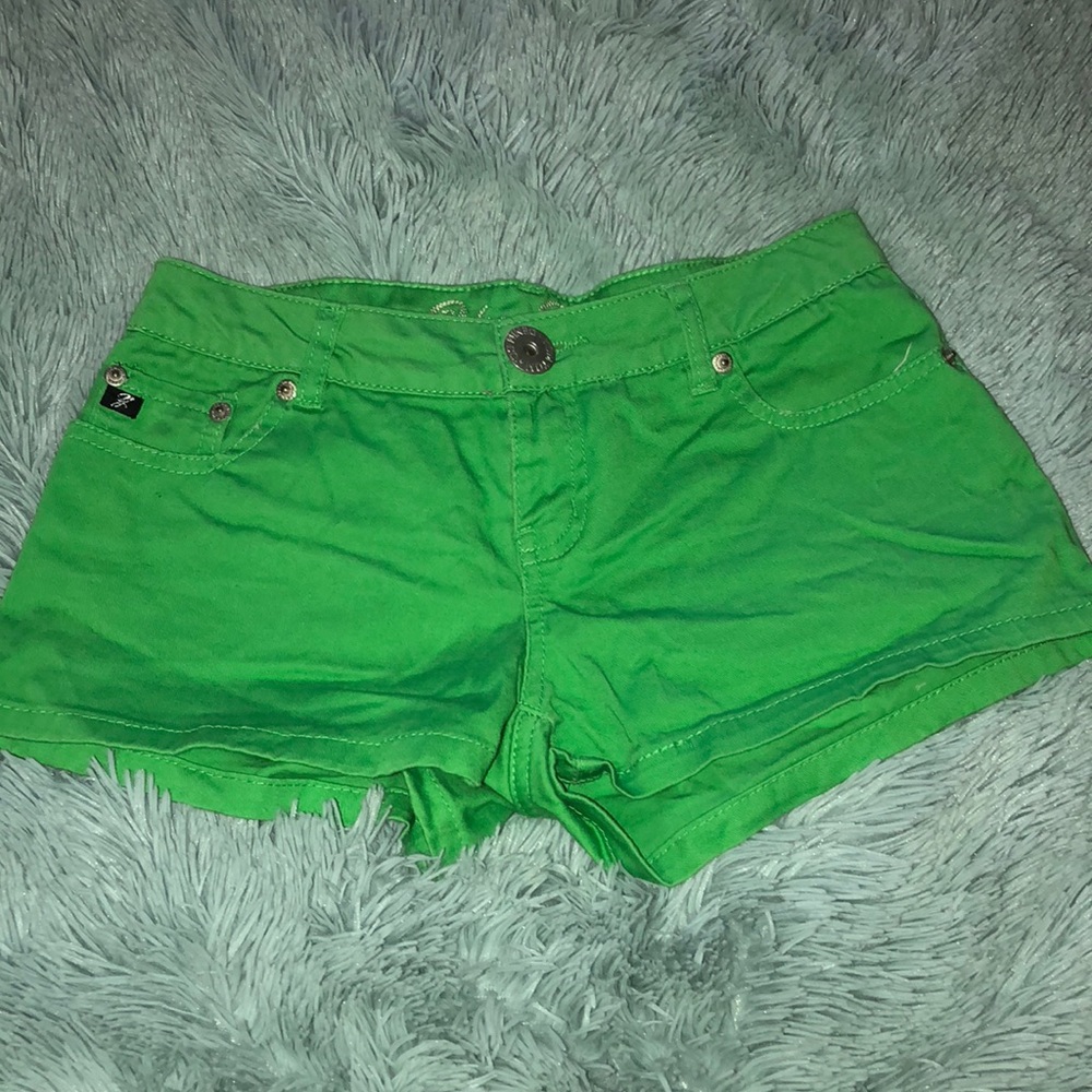 Green shorts