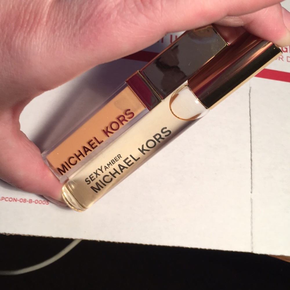 Michael Kors Sexy Amber Rollerball & Muse lipgloss