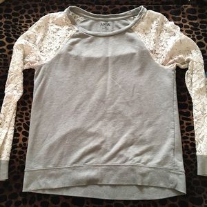 Long Sleeve Lace Sweater