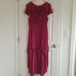 Purple Nasty girl high low dress