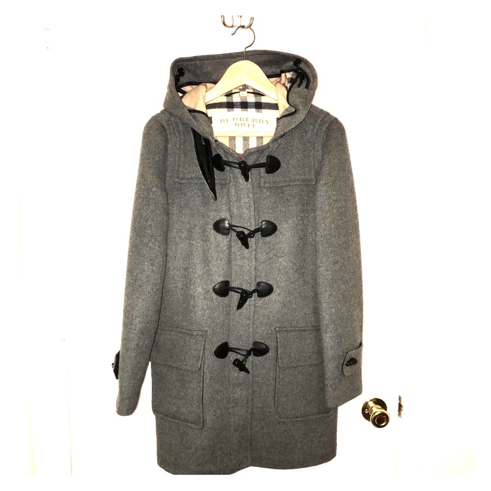 Burberry Wool Pea Coat!!
