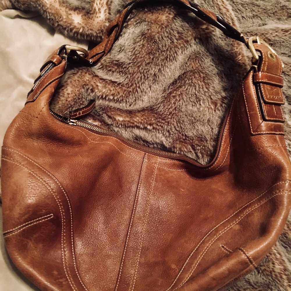 COACH Braided Hobo Bag