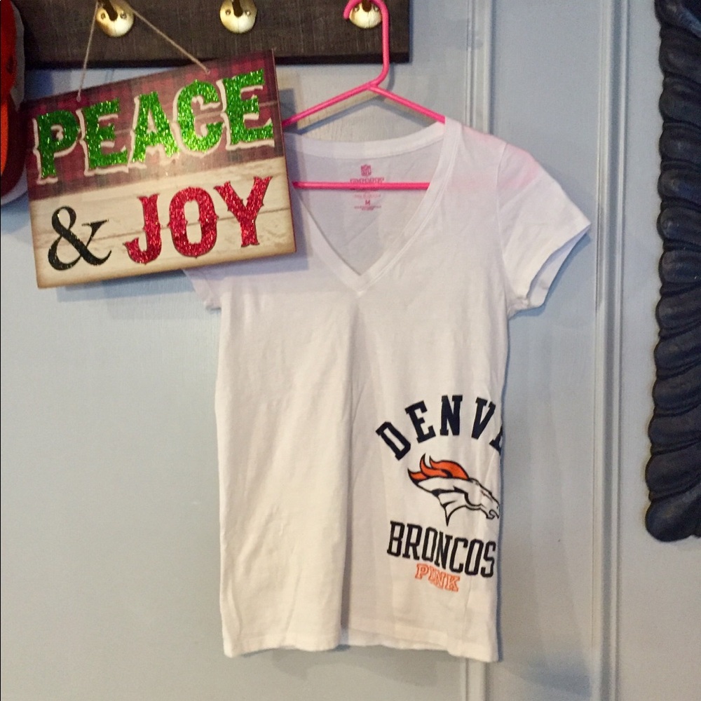 Pink Broncos shirt